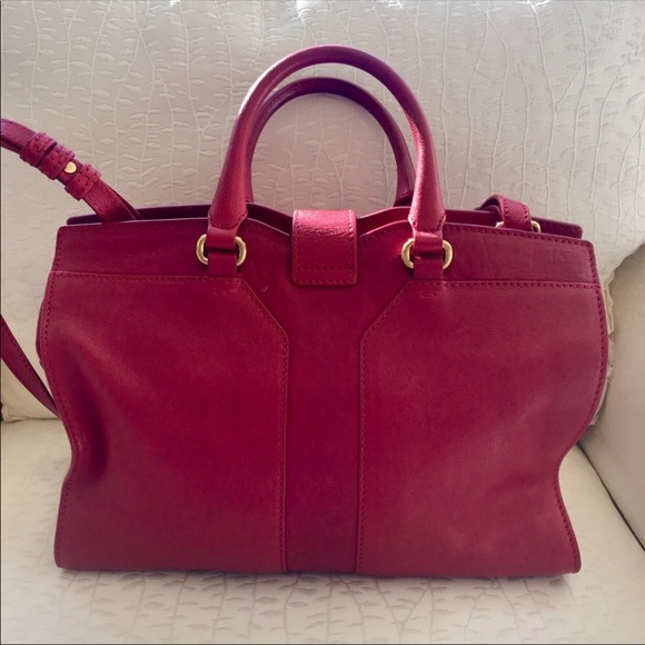 YSL Chyc Mini Ligne Y Leather Satchel - Picture 2 of 8